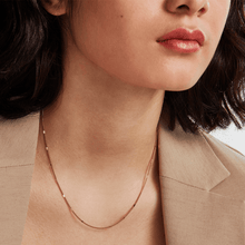 Load image into Gallery viewer, Malia Stamped Chain Necklace